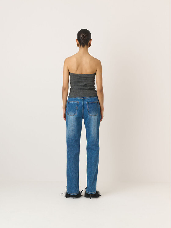 La Mania La Mania Top LANA Szary Classic Fit
