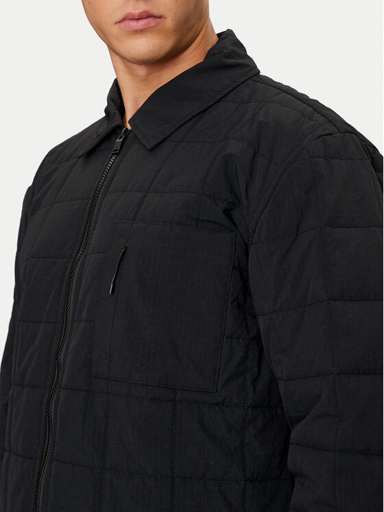 Rains Rains Πουκάμισο Giron Liner Overshirt T1 19420 Μαύρο Regular Fit