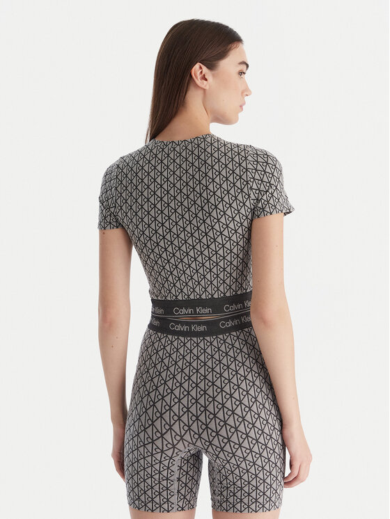 Calvin Klein Underwear Calvin Klein Underwear Тишърт LV00QF8487 Сив Slim Fit