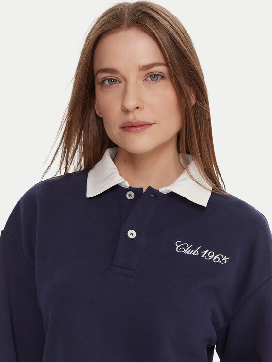 United Colors Of Benetton United Colors Of Benetton Суитшърт 3WNWD3011 Тъмносин Regular Fit
