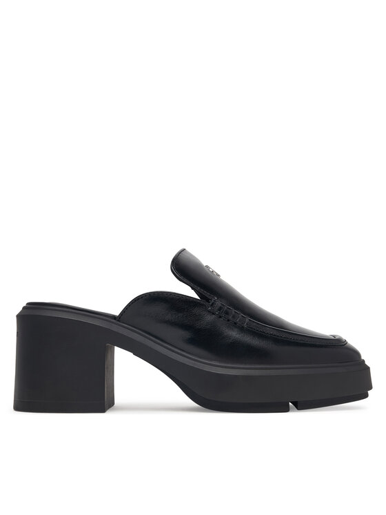 Calvin Klein Calvin Klein Pantoletten Block Heel Mule Lth Hdw HW0HW03175 Schwarz