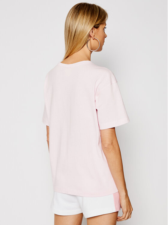 T-shirt Script Logo Embroidery 112732 Rosa