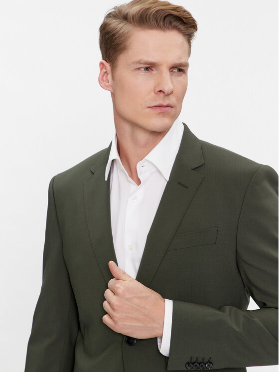 BOSS Boss Garnitur H-Huge-2Pcs-224 50509485 Zielony Slim Fit