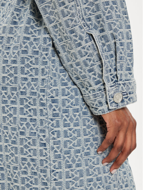 Gestuz Gestuz Džínové šaty Nila 10908695 Modrá Relaxed Fit