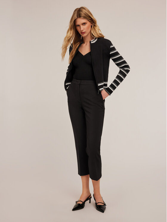 Motivi Motivi Cardigan M354W003500N0Z3 Nero Regular Fit