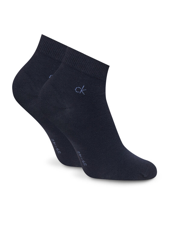 Calvin Klein Calvin Klein Комплект 3 чифта къси чорапи мъжки 701234209 Тъмносин
