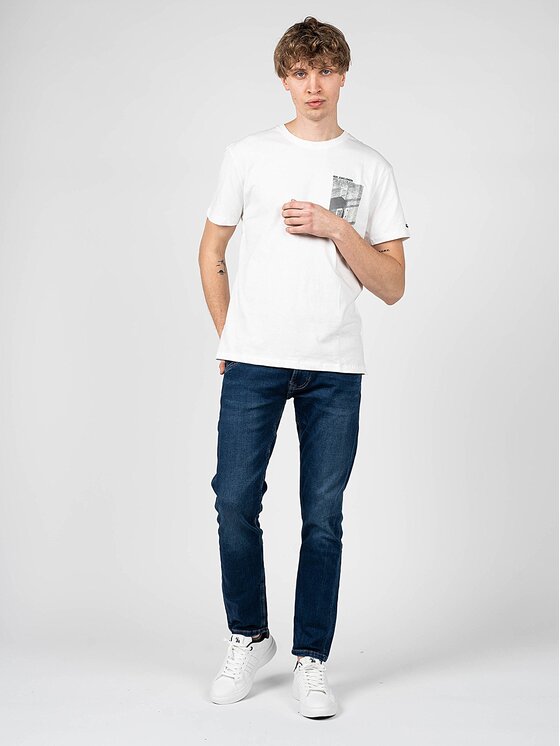 Pepe Jeans Pepe Jeans T-Shirt PM508495 | Shye Bílá Regular Fit
