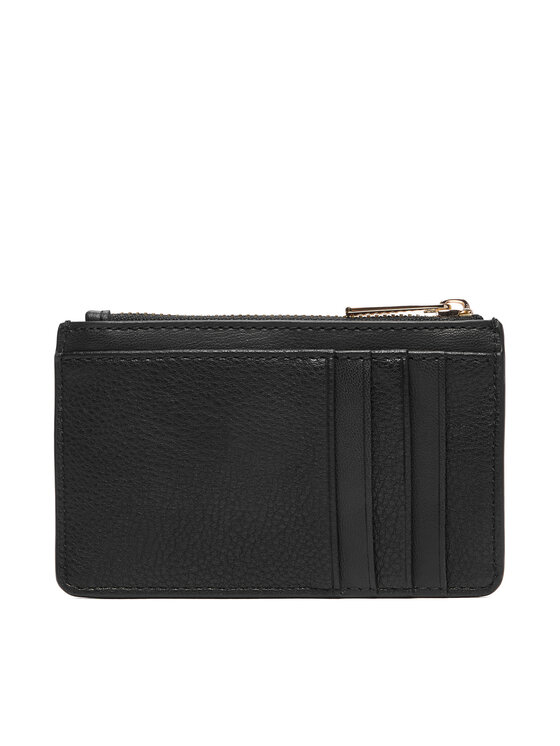 Tommy Hilfiger Tommy Hilfiger Портфейл Th Icon Long Cc Holder AW0AW18867 Черен