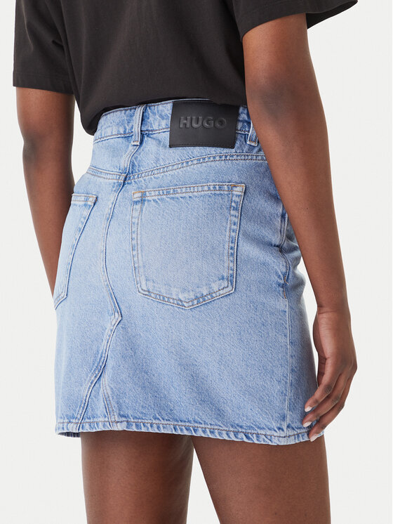 HUGO HUGO Spódnica jeansowa Gatalie 50559749 Niebieski Regular Fit