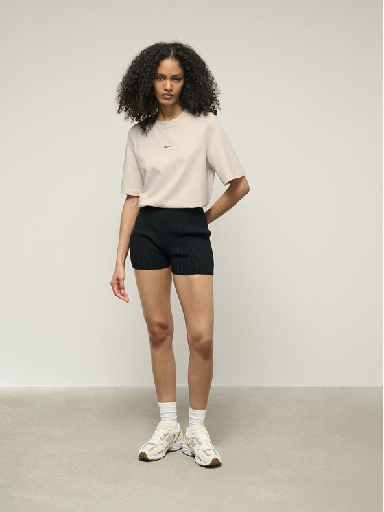 La Mania La Mania Bluzka LOLA 3 Beżowy Classic Fit
