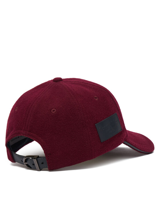 Tommy Hilfiger Tommy Hilfiger Καπέλο Jockey Dc Wool 6 Panel AM0AM14851 Μπορντό
