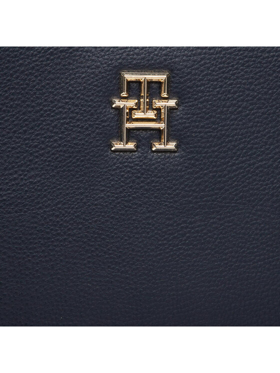 Tommy Hilfiger Tommy Hilfiger Дамска чанта Tommy Life Satchel AW0AW13409 Тъмносин