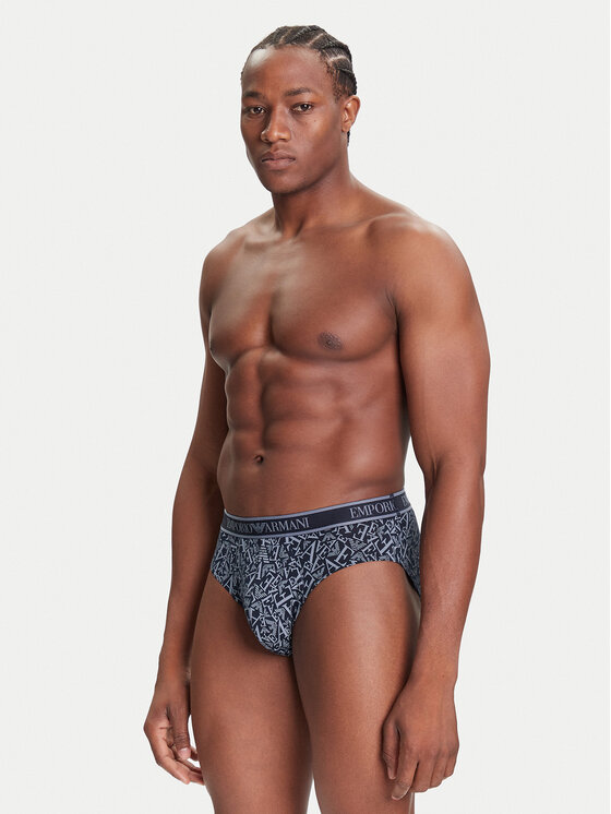 Emporio Armani Underwear Emporio Armani Underwear Súprava 3 kusov slipov EM000369 AF10779 MB089 Tmavomodrá