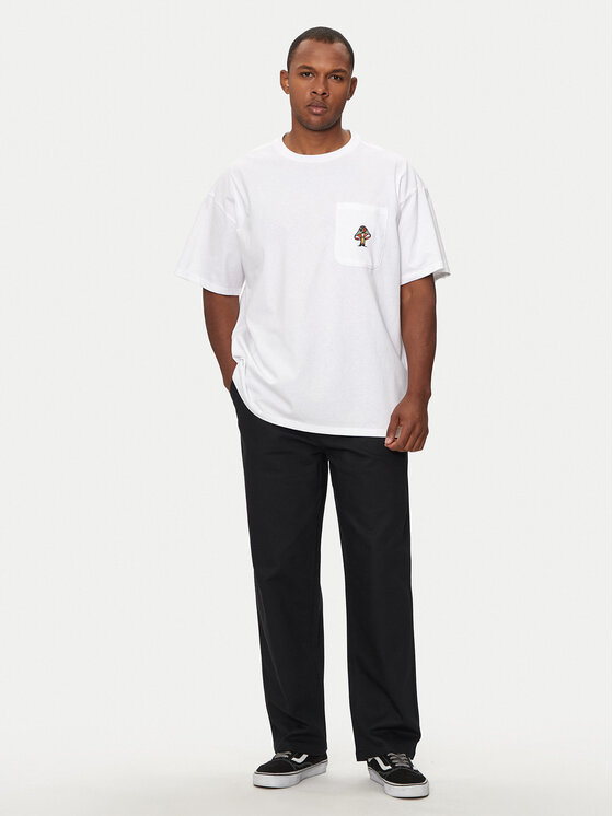 Converse Converse Παντελόνι υφασμάτινο M Converse Woven Pant 10026010-A02 Μαύρο Relaxed Fit