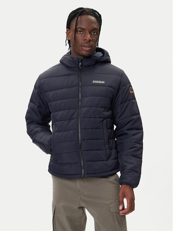 Napapijri Napapijri Zimní bunda A-Gesar H NP0A88U3 Tmavomodrá Regular Fit