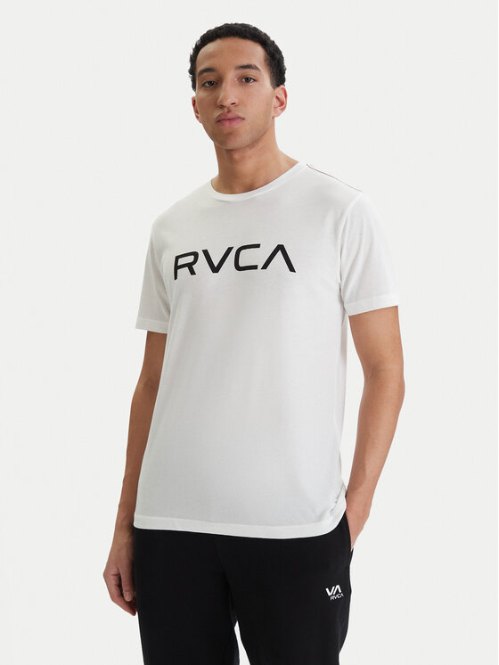 RVCA RVCA Тишърт Big M420VRBI Бял Slim Fit