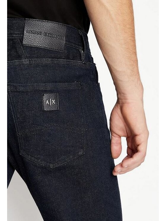 Armani Exchange Armani Exchange Jeansy 8NZJ16 Z1SAZ 55AA Granatowy Regular Fit