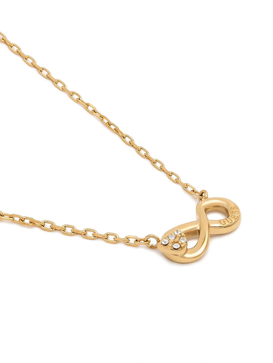 Guess Guess Naszyjnik JUBN06 047JW Złoty