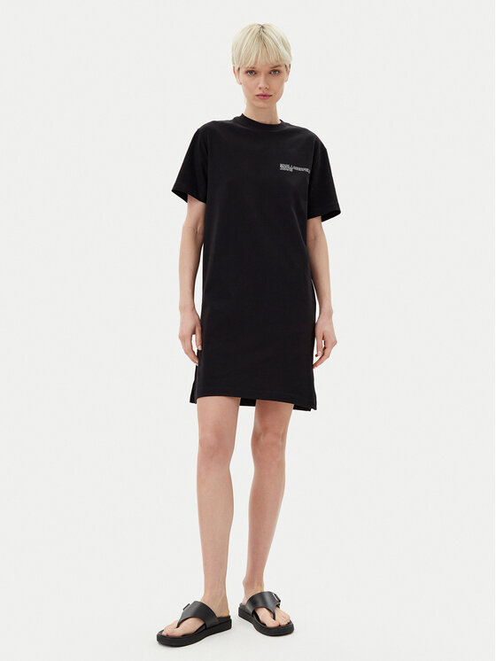 KARL LAGERFELD KARL LAGERFELD Haljina za svaki dan A2W13036 Crna Regular Fit