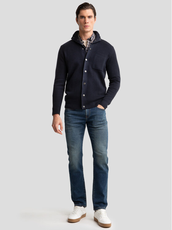 BIG STAR BIG STAR Jeansy TERRY Granatowy Slim Fit