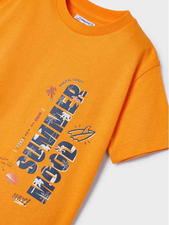 Mayoral Mayoral Komplet t-shirt i spodenki 3678 Kolorowy