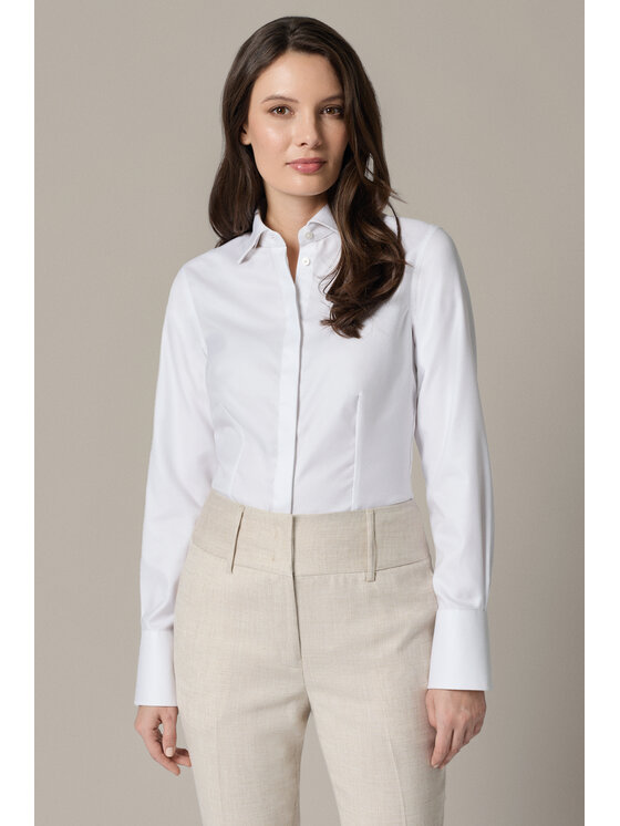 Lancerto Lancerto Koszula Agnese Slim KO073126000004 Biały Slim Fit
