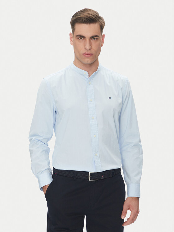 Tommy Hilfiger Tommy Hilfiger Košile MW0MW39966 Světle modrá Regular Fit