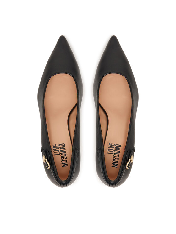LOVE MOSCHINO LOVE MOSCHINO Čevlji z visoko peto JA10176G1PIA0000 Črna