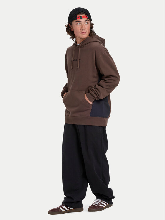 Quiksilver Quiksilver Majica dugih rukava Cb Hood EQYFT05128 Smeđa Comfort Fit