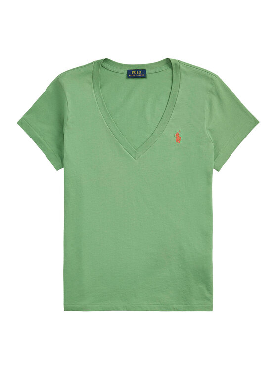 Polo Ralph Lauren Polo Ralph Lauren T-särk 211902403009 Roheline Straight Fit