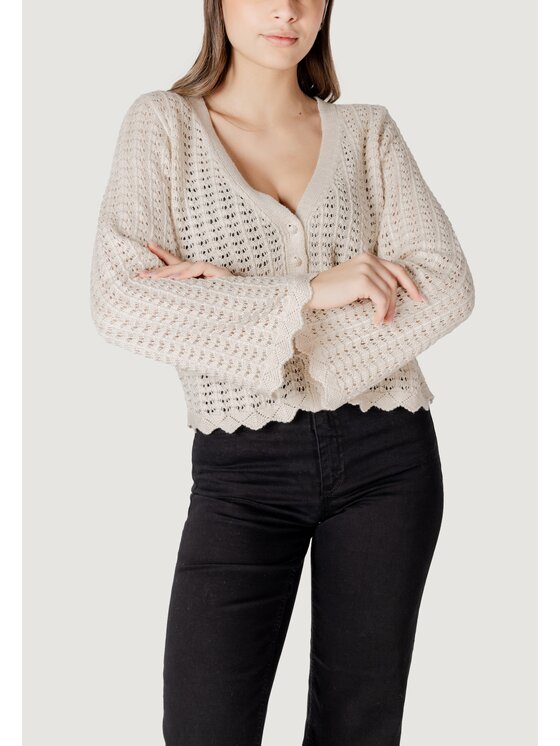 ONLY ONLY Maglione ONLASA LS STRUCTURE Beige To Fit