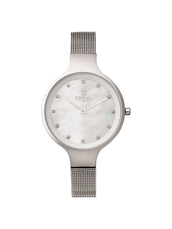 Obaku Obaku Hodinky V173LXCIMC Strieborná