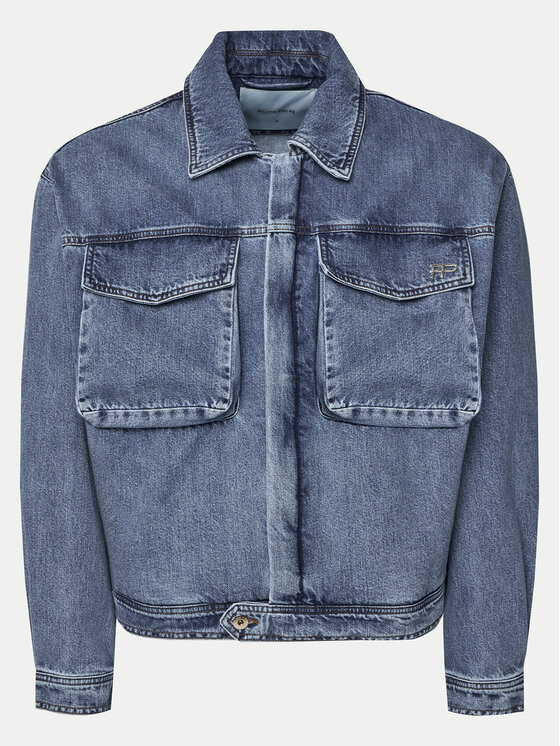 Filling Pieces Filling Pieces Jeansjacke Unisex 78620769975 Blau Regular Fit