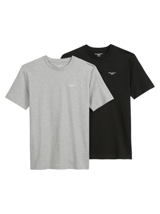 Marc O'Polo Denim Marc O'Polo Denim T-särkide komplekt 5000007362 Must Regular Fit