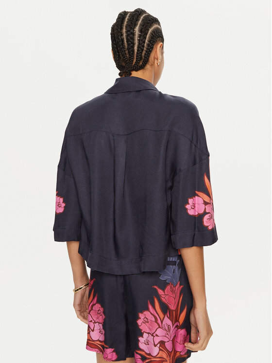 Ted Baker Ted Baker Srajca 275624 Mornarsko modra Loose Fit