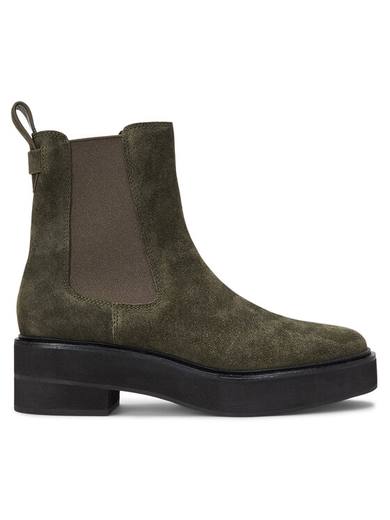LAUREN RALPH LAUREN LAUREN RALPH LAUREN Kotníková obuv s elastickým prvkem 802951237002 Zelená