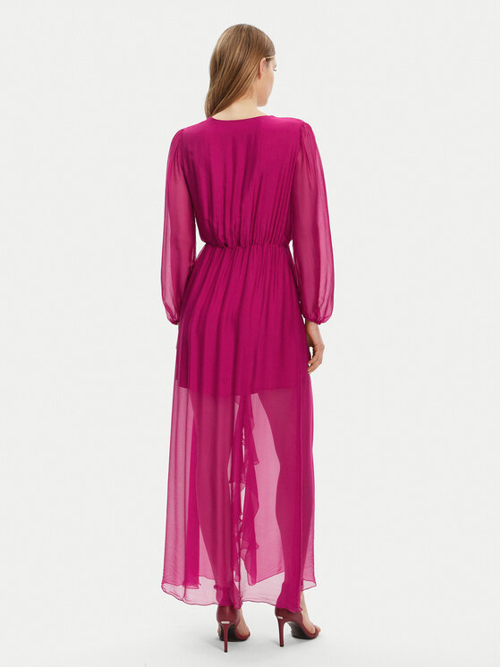 Haveone Haveone Poletna obleka AFF-N013 Roza Loose Fit