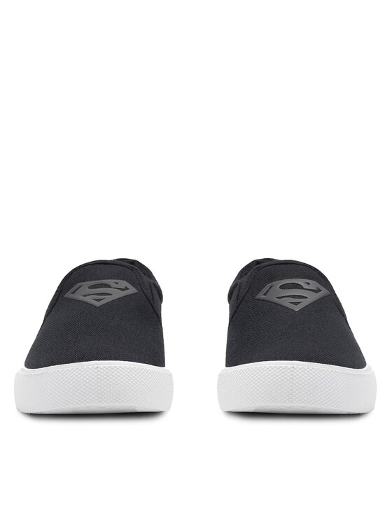 Superman Superman Πάνινα παπούτσια CP91-AW23-59WBSUM Μαύρο