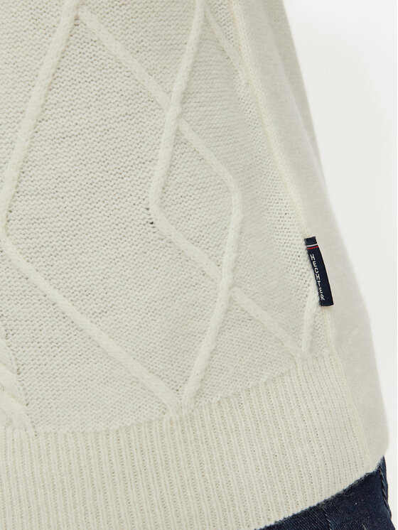 Hechter Paris Hechter Paris Rollkragenpullover 65019 142814 Écru Regular Fit