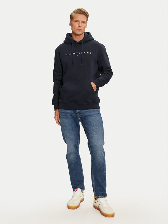 Tommy Jeans Tommy Jeans Pulóver DM0DM20746 Sötétkék Regular Fit