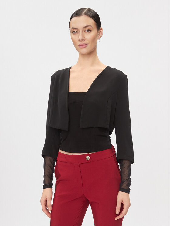 Rinascimento Bolerko CFC0116215003 Čierna Regular Fit