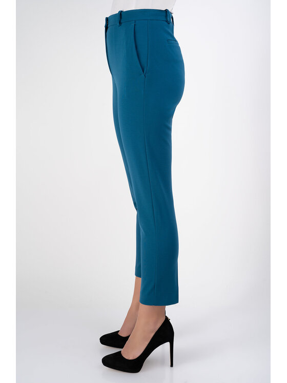 PINKO Pinko Spodnie materiałowe PAULINE PANTALONE PUNTO STOFFA Niebieski Casual Fit