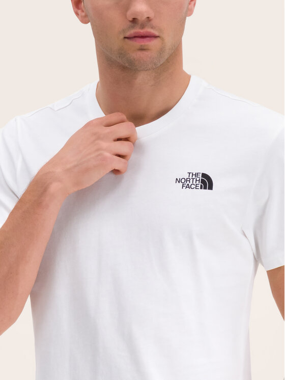 The North Face The North Face Tricou Simple Dome NF0A2TX5 Alb Regular Fit