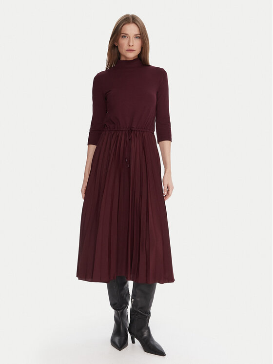 Tommy Hilfiger Tommy Hilfiger Kasdieninė suknelė WW0WW46138 Vyšninė Slim Fit