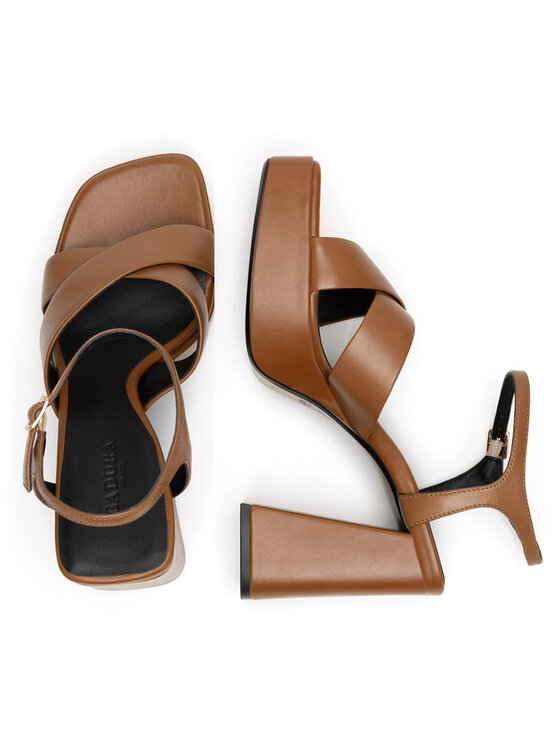 Badura Badura Sandali ODIL-V21568-933-2 Marrone