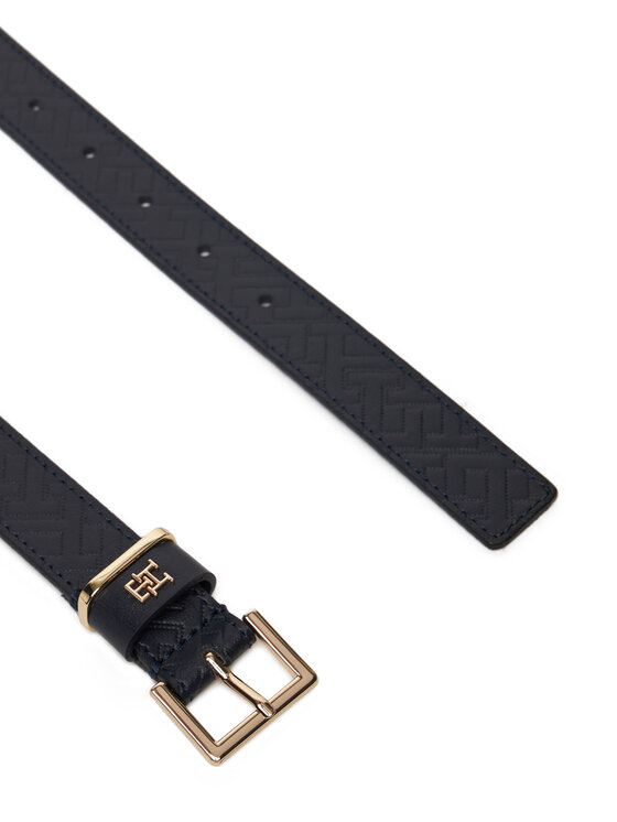 Tommy Hilfiger Tommy Hilfiger Női öv Th Square 2.5 Mono Go AW0AW17974 Sötétkék