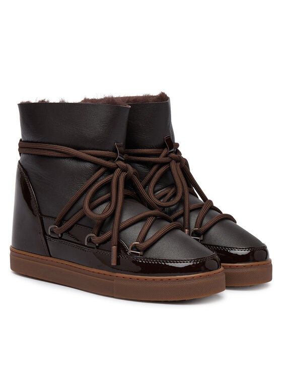 Inuikii Inuikii Śniegowce Gloss Wedge 1001.004.0052.150 Brązowy