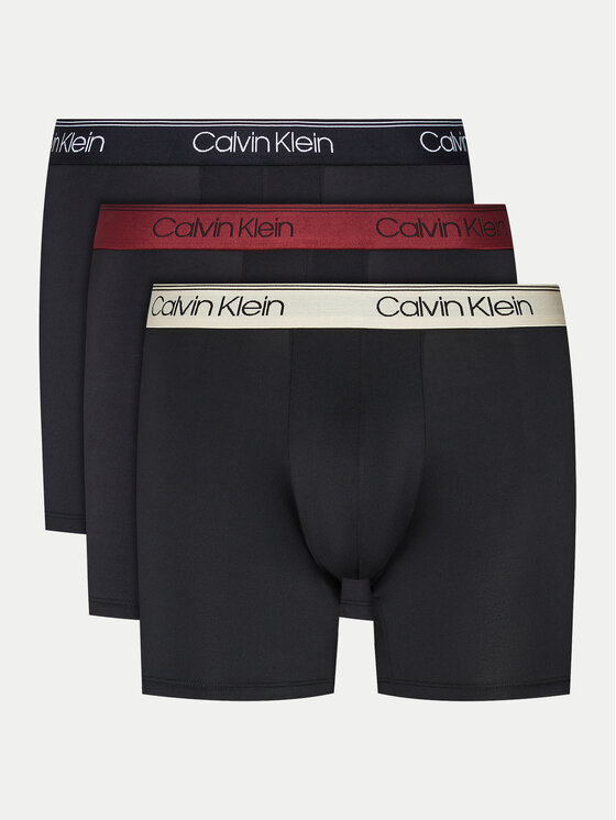 Calvin Klein Underwear Set Od 3 Para Bokserica 000NB2570A Crna