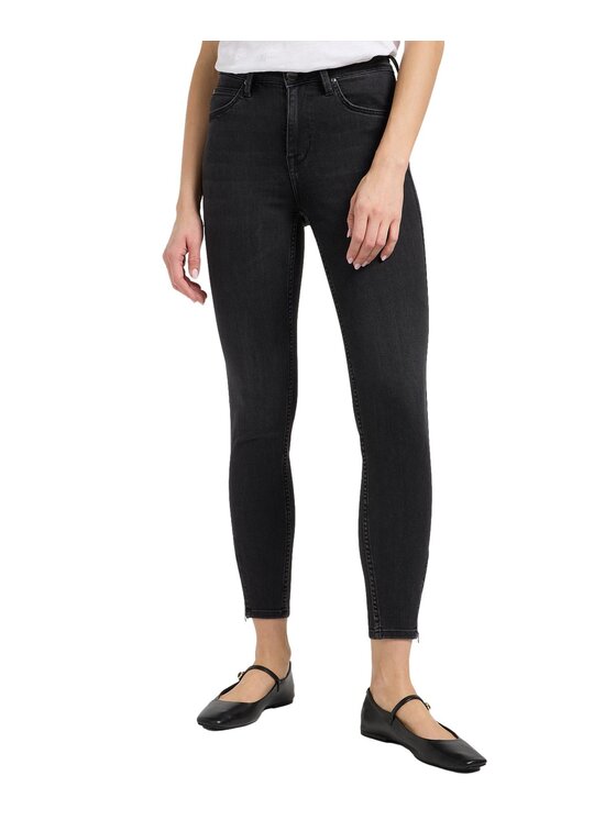 Lee Lee Jeansy 112365074 Czarny Slim Fit