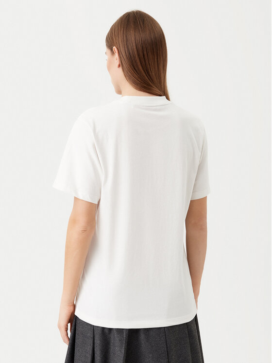 HUGO HUGO T-Shirt Vintage 50534545 Bílá Boxy Fit